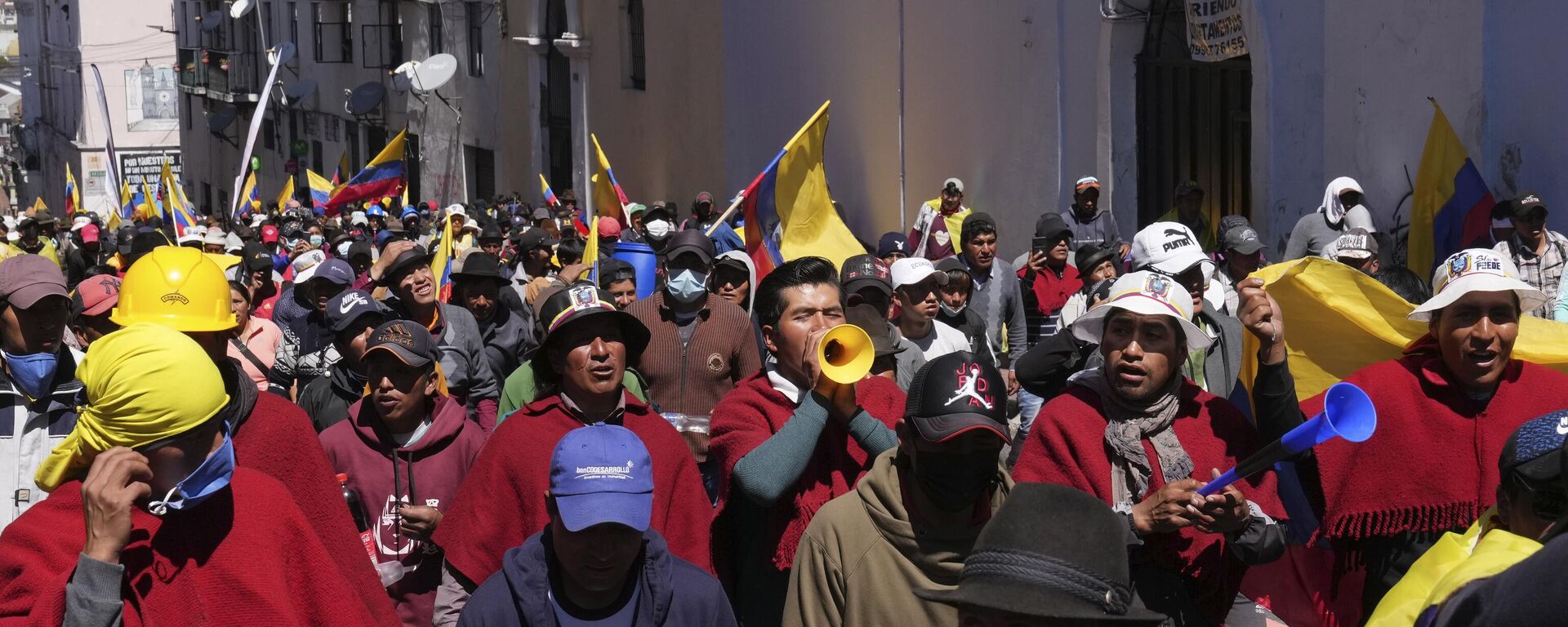 Protestas de los pueblos indígenas en Ecuador en el verano de 2022 (archivo) - Sputnik Mundo, 1920, 24.01.2023