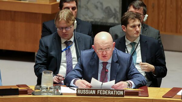 El embajador ruso ante las Naciones Unidas, Vasili Nebenzia - Sputnik Mundo