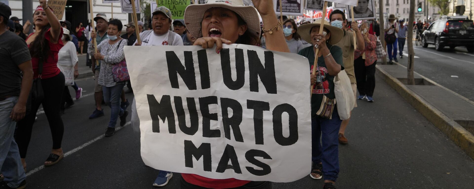 Protestas sociales en Perú  - Sputnik Mundo, 1920, 01.02.2023