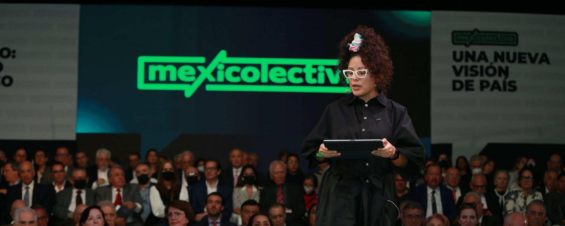 La emprendedora Fernanda Rocha durante la presentación del grupo político Colectivo por México. - Sputnik Mundo, 1920, 03.02.2023