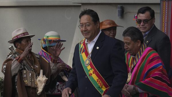 El presidente de Bolivia, Luis Arce - Sputnik Mundo