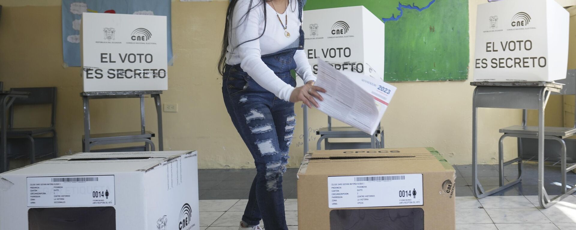 Elecciones seccionales y referendo constitucional 2023 en Ecuador - Sputnik Mundo, 1920, 20.08.2023