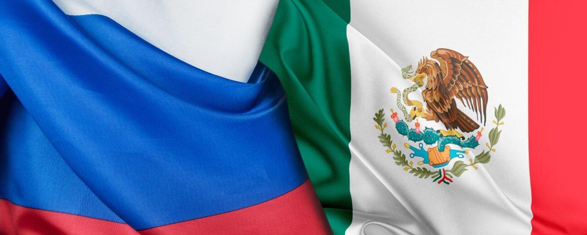Banderas de Rusia y México - Sputnik Mundo, 1920, 14.06.2023