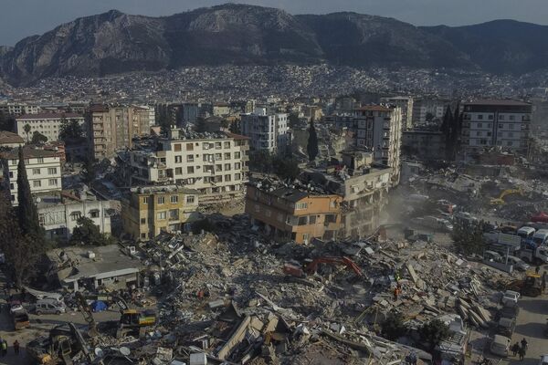 La ciudad de Antakya después de los terremotos. - Sputnik Mundo
