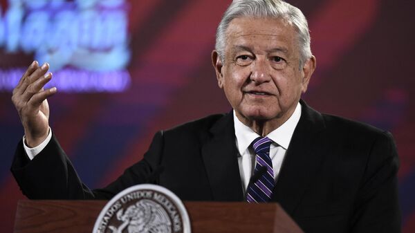 El presidente de México, Andrés Manuel López Obrador, habló sobre el caso de Genaro García Luna. - Sputnik Mundo
