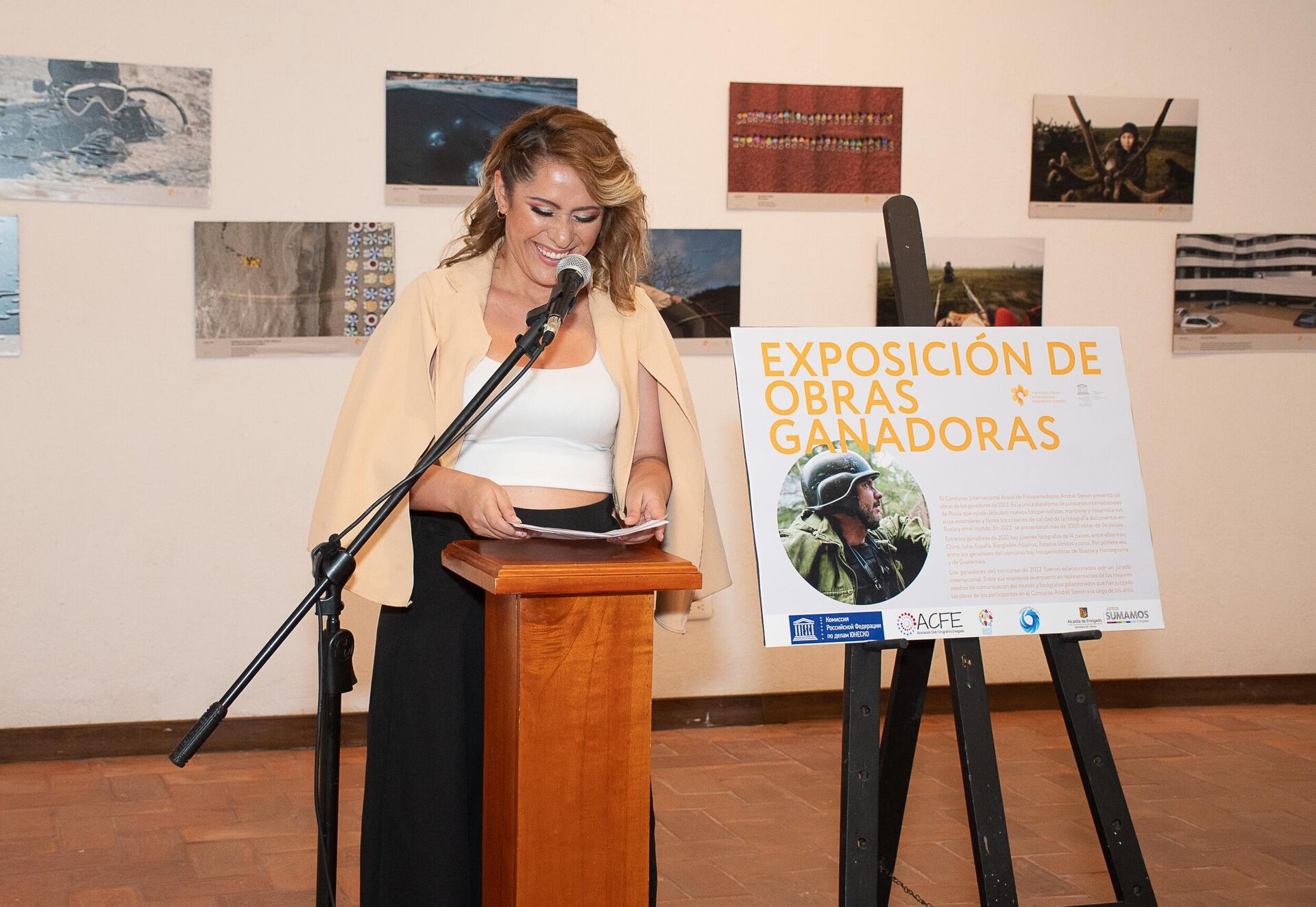 La inauguración de la exposición de las obras ganadoras del Concurso Andréi Stenin 2023 en la ciudad colombiana de Envigado - Sputnik Mundo, 1920, 27.02.2023