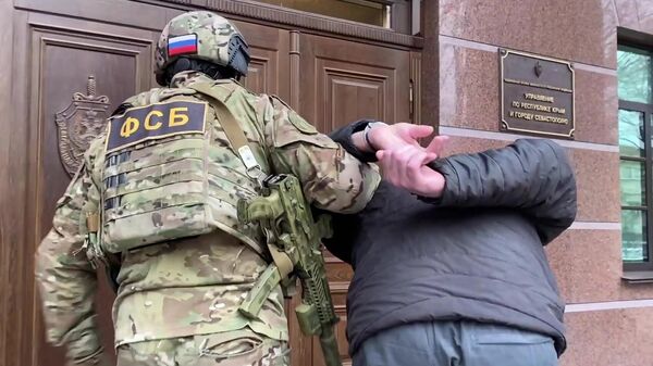 La detención de un agente de los servicios secretos ucranianos (archivo) - Sputnik Mundo