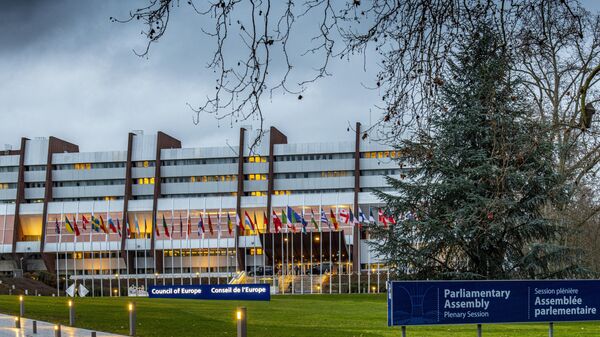 Edificio principal del Consejo de Europa en Estrasburgo, donde se reúne la Asamblea Parlamentaria del Consejo de Europa (APCE) - Sputnik Mundo