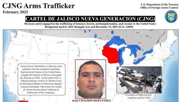 EEUU sanciona a contrabandista de armas del cartel Jalisco Nueva Generación - Sputnik Mundo