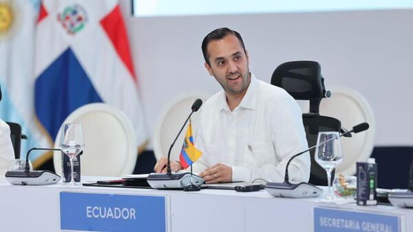 Juan Carlos Holguín, exministro de Relaciones Exteriores de Ecuador. - Sputnik Mundo