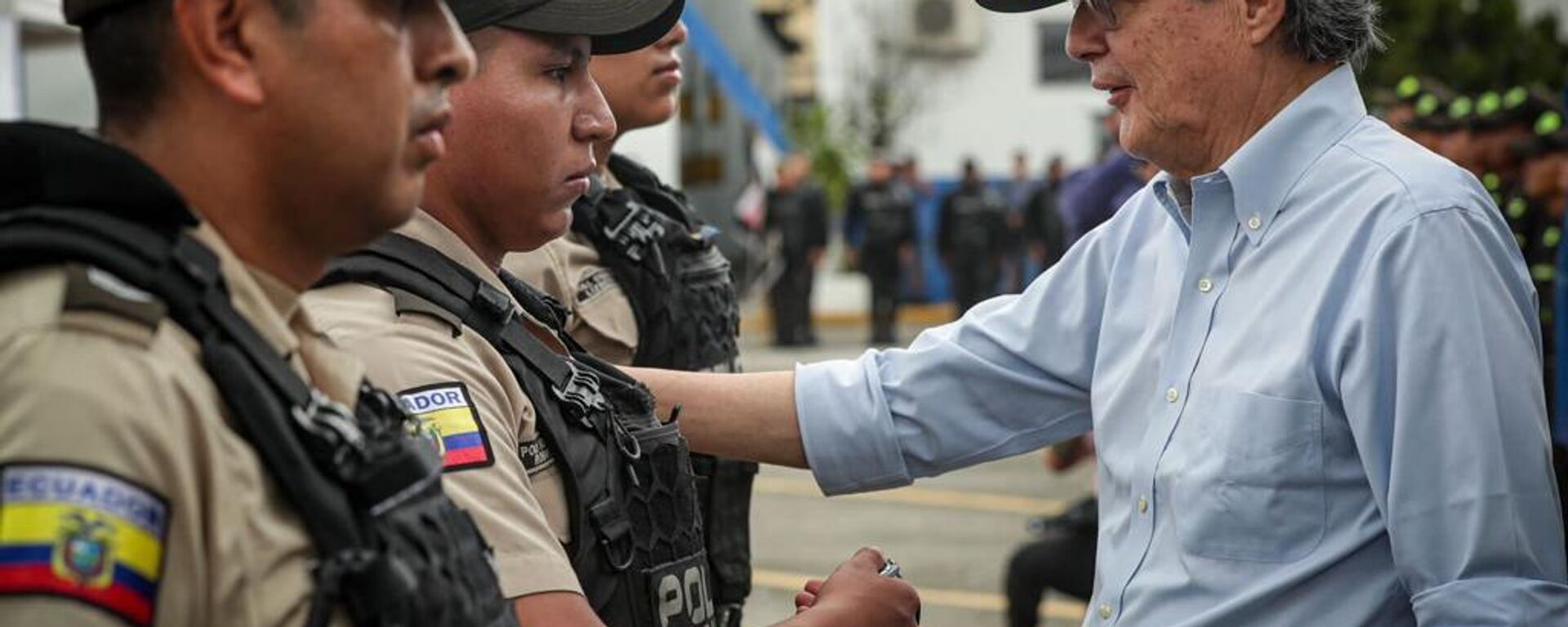 El presidente Guillermo Lasso anunció el reforzamiento de la policía de Guayaquil con más de 500 elementos. - Sputnik Mundo, 1920, 02.04.2023