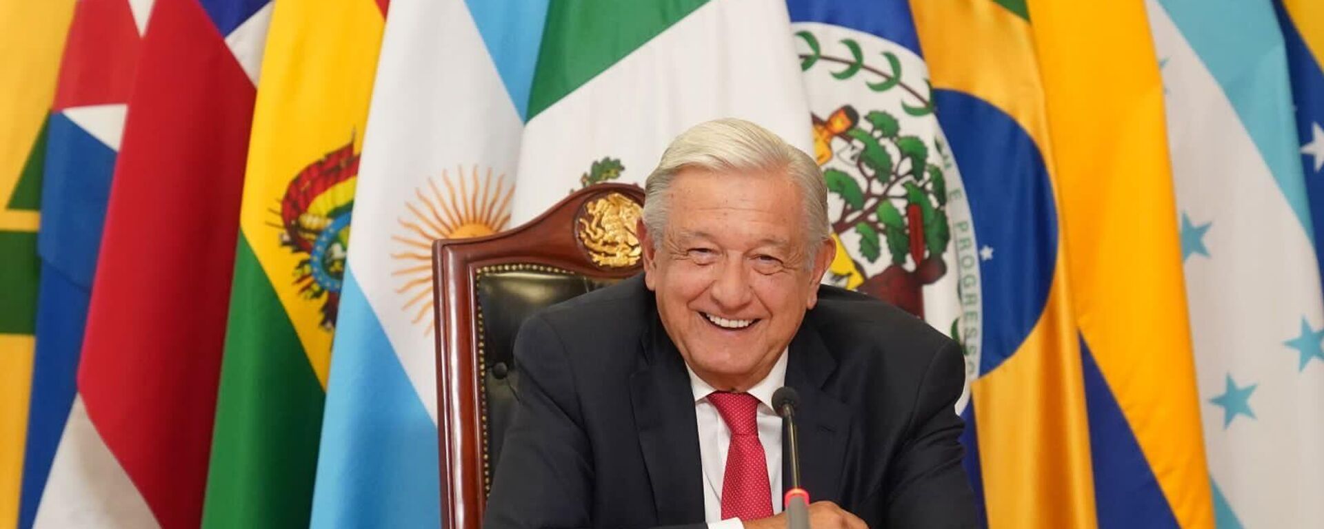 El presidente de México, Andrés Manuel López Obrador. - Sputnik Mundo, 1920, 06.04.2023