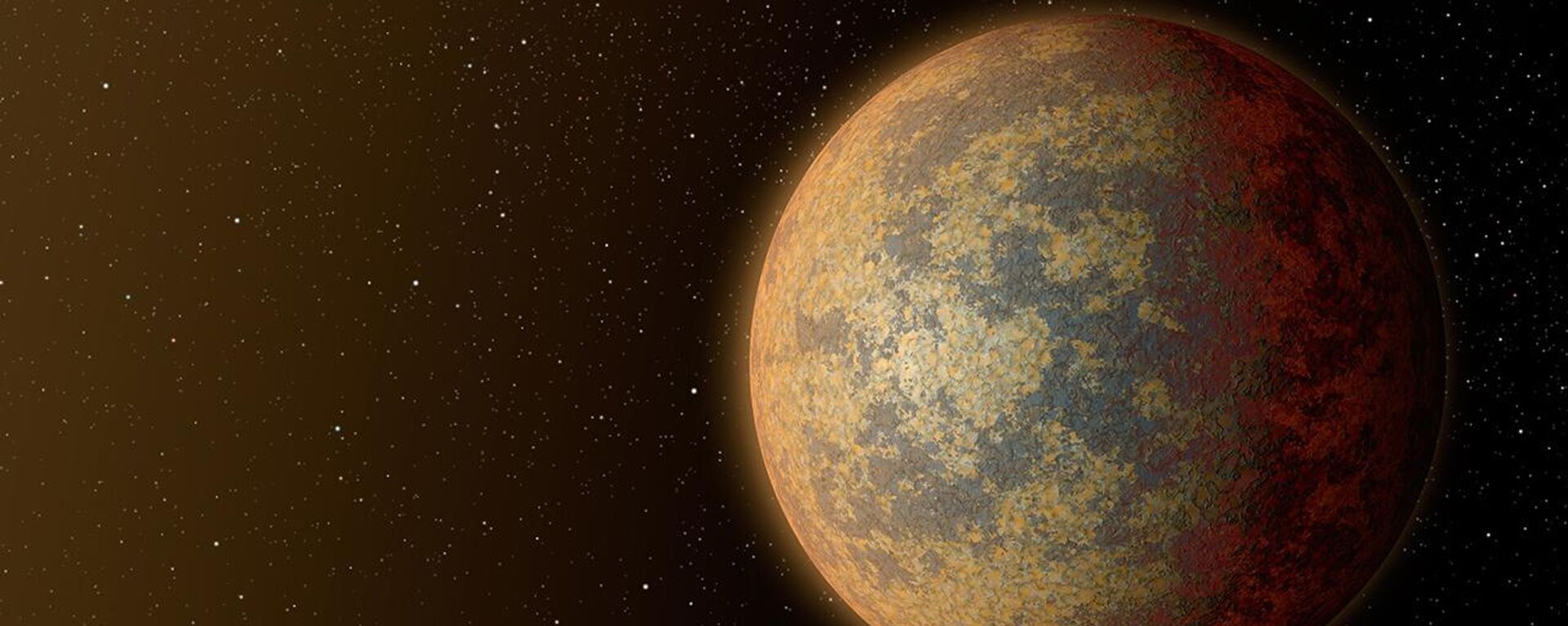 Recreación del exoplaneta YZ Ceti b orbitando alrededor de una estrella tipo M. - Sputnik Mundo, 1920, 07.04.2023