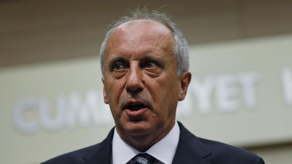 Muharrem Ince, candidato a la presidencia turca - Sputnik Mundo