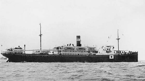 El barco Montevideo Maru, que transportaba prisioneros australianos, hundido por EEUU  - Sputnik Mundo