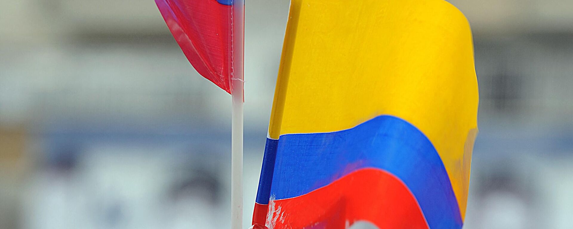 Banderas de Venezuela y Colombia - Sputnik Mundo, 1920, 23.04.2023