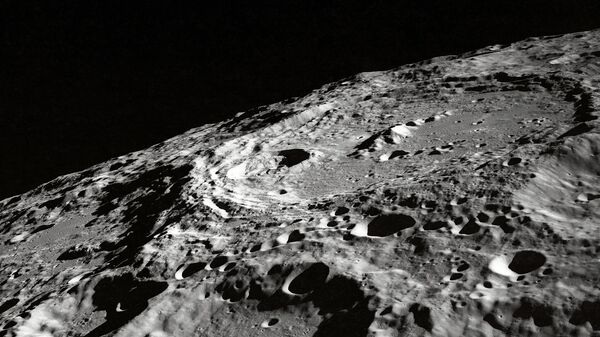 La superficie de la Luna (imagen referencial) - Sputnik Mundo