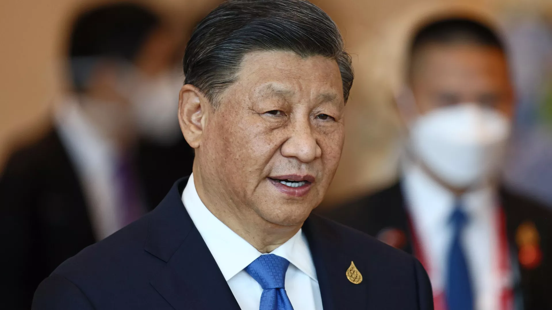Xi Jinping, presidente de China, en la Reunión de Líderes Económicos de la APEC durante la cumbre del Foro de Cooperación Económica Asia-Pacífico, en Bangkok, Tailandia, el 19 de noviembre de 2022 - Sputnik Mundo, 1920, 16.04.2024