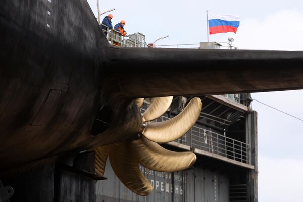 El submarino diésel Mozhaisk de la clase Varshavianka del proyecto 636.3 - Sputnik Mundo