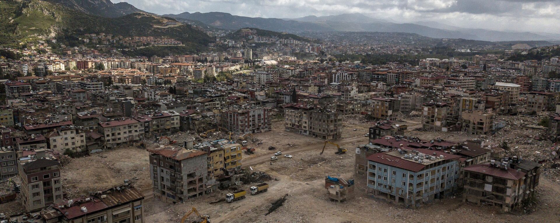 Una vista aérea de Hatay, una de las provincias más afectadas por los sismos de Turquía en febrero de 2023 - Sputnik Mundo, 1920, 06.05.2023