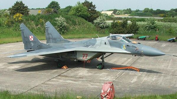 Caza MiG-29 polaco (imagen referencial) - Sputnik Mundo