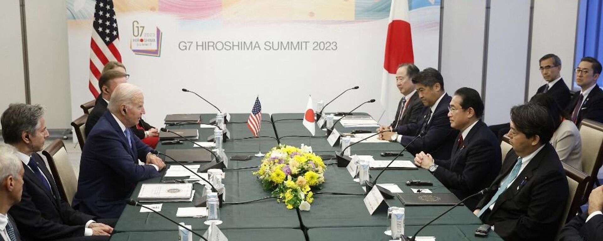 Líderes del G7 están reunidos en Japón.  - Sputnik Mundo, 1920, 18.05.2023
