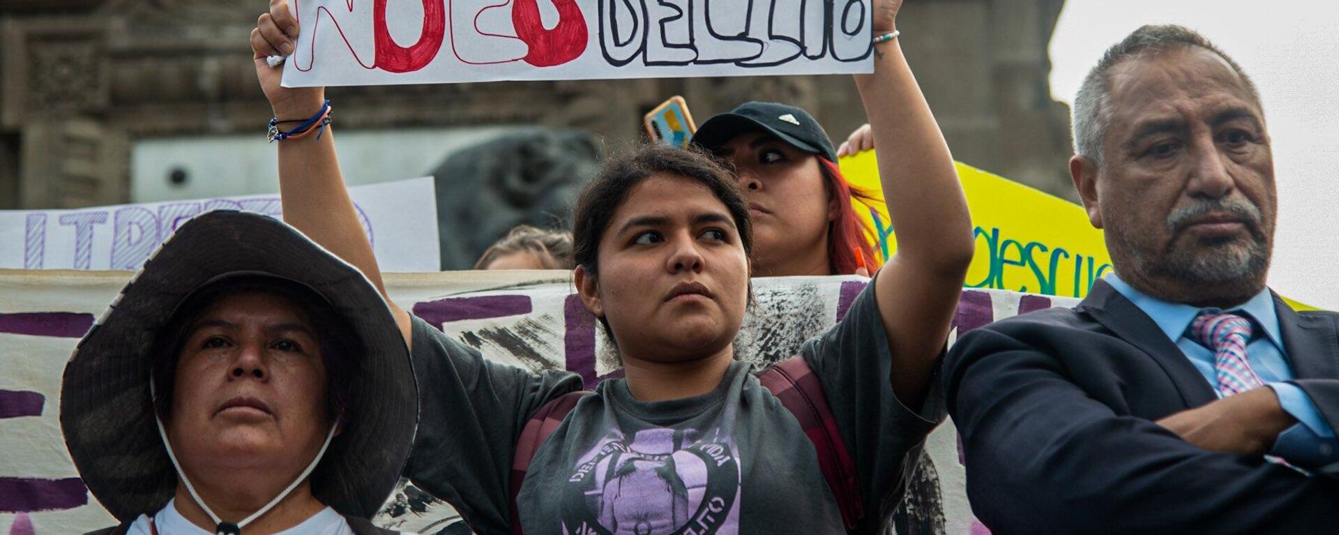 Manifestación en contra de la sentencia a Roxana Ruiz en la Ciudad de México.  - Sputnik Mundo, 1920, 21.05.2023