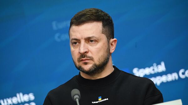 El presidente de Ucrania, Volodímir Zelenski - Sputnik Mundo