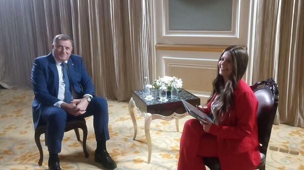 Milorad Dodik, el presidente de la República Srpska en entrevista a Sputnik - Sputnik Mundo
