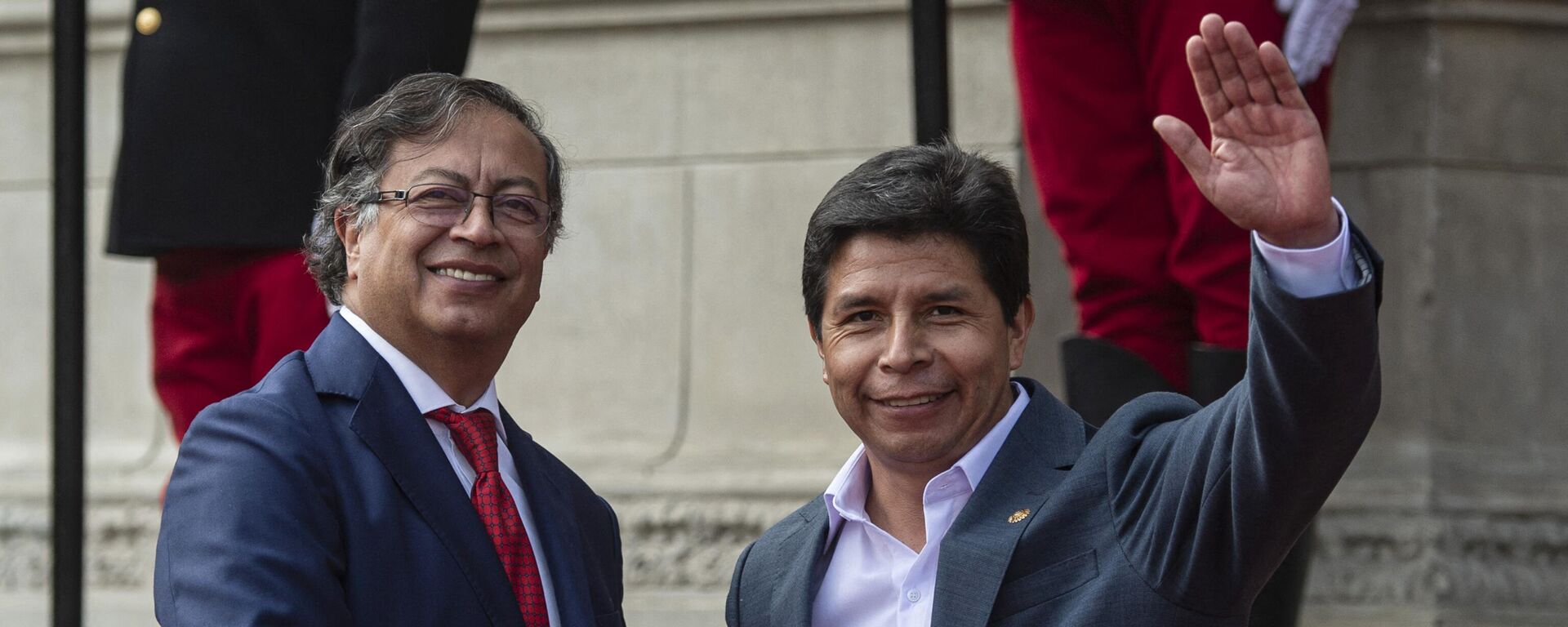 El presidente de Colombia, Gustavo Petro, y el presidente de Perú, Pedro Castillo, el 29 de agosto de 2022 - Sputnik Mundo, 1920, 05.06.2023