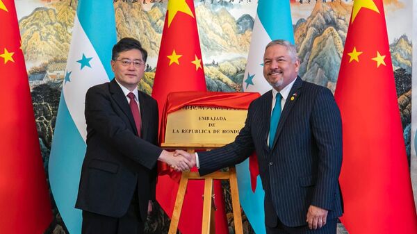 La inauguración de la Embajada de Honduras en China - Sputnik Mundo