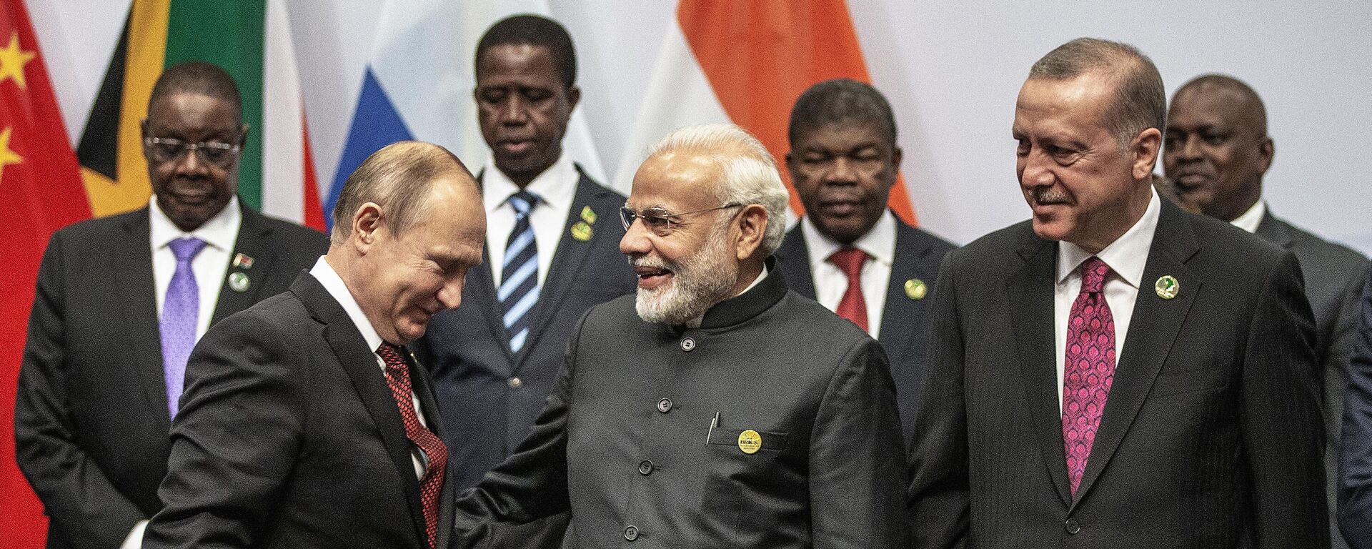 Los líderes de los BRICS en 2018 - Sputnik Mundo, 1920, 11.06.2023
