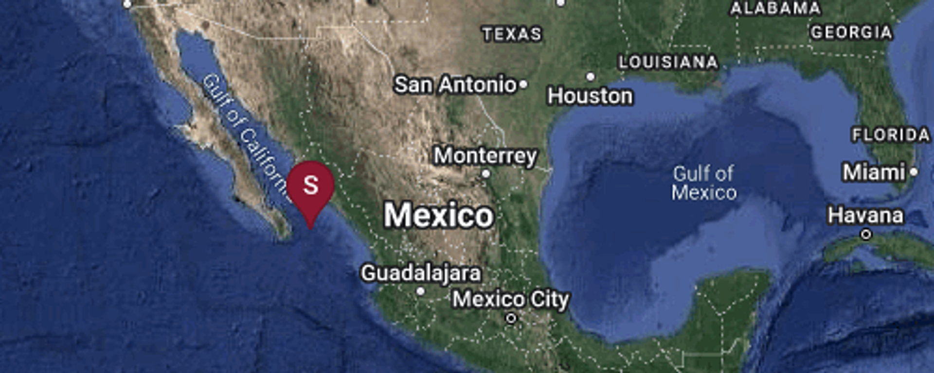 El epicentro del sismo fue cerca de Baja California sur.  - Sputnik Mundo, 1920, 18.06.2023