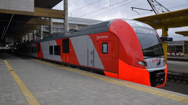 Un tren de alta velocidad de RZD, Ferrocariles de Rusia - Sputnik Mundo