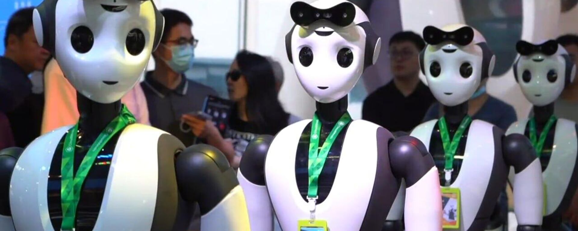 Los robots ensayan sus movimientos antes de la próxima Conferencia Mundial de Inteligencia Artificial celebrada en Shanghái el 5 de julio de 2023.  - Sputnik Mundo, 1920, 08.07.2023