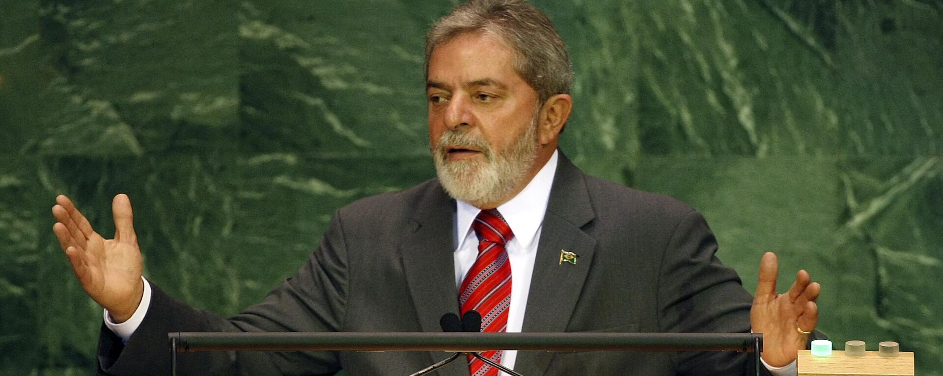 Lula Da Silva durante la 62ª sesión de la Asamblea General de la
ONU, Nueva York, 2007 - Sputnik Mundo, 1920, 11.07.2023