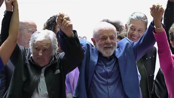 José Mujica y Lula da Silva - Sputnik Mundo