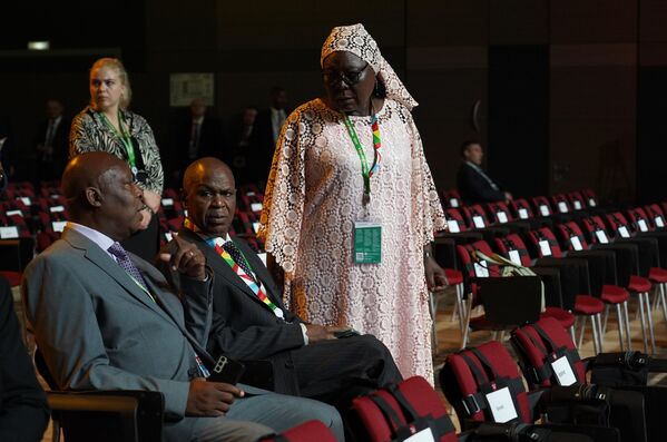 Los participantes en la Cumbre Rusia-África se reúnen en una sesión plenaria. - Sputnik Mundo