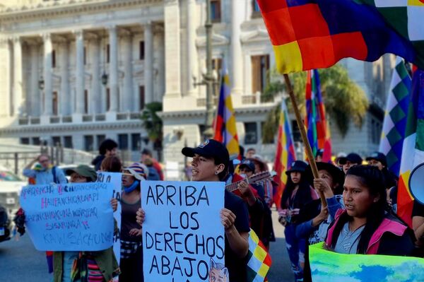 El Malón por la Paz llegó a Buenos Aires desde Jujuy - Sputnik Mundo