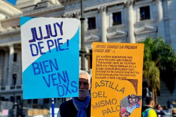 El Malón por la Paz llegó a Buenos Aires desde Jujuy - Sputnik Mundo