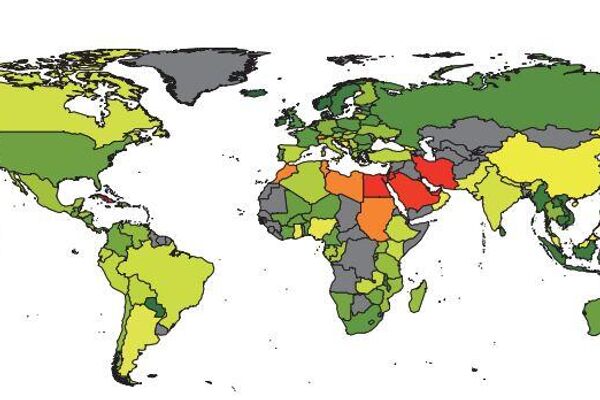 Contribución de las PM2,5 a la resistencia a los antibióticos en distintos países y regiones - Sputnik Mundo
