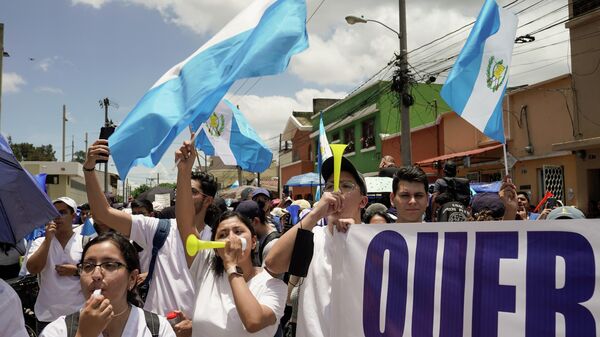 Las protestas Guatemala, 2023 - Sputnik Mundo