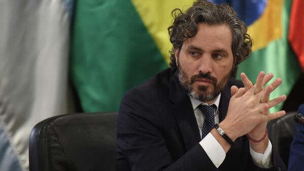 El ministro argentino de Relaciones Exteriores, Santiago Cafiero. - Sputnik Mundo