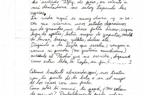 Carta de Michel Nash, conscripto del Ejército y desaparecido en septiembre de 1973 - Sputnik Mundo