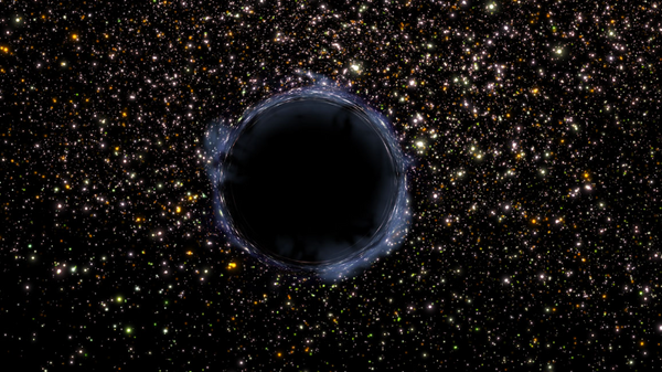 Un agujero negro (impresión artística) - Sputnik Mundo