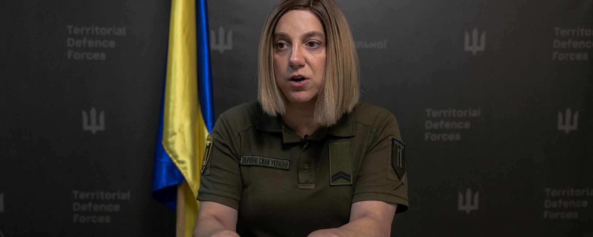 Sarah Ashton-Cirillo, la portavoz transgénero de las fuerzas de defensa territorial de Ucrania - Sputnik Mundo, 1920, 15.09.2023