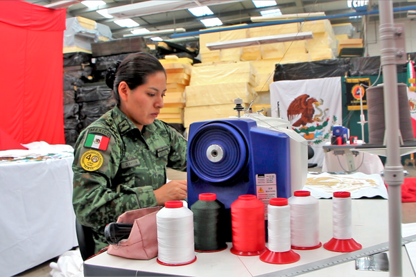 La Fábrica C, de la Dirección General de Fábricas de Vestuario y Equipo de la Secretaría de la Defensa Nacional de México (Sedena) - Sputnik Mundo