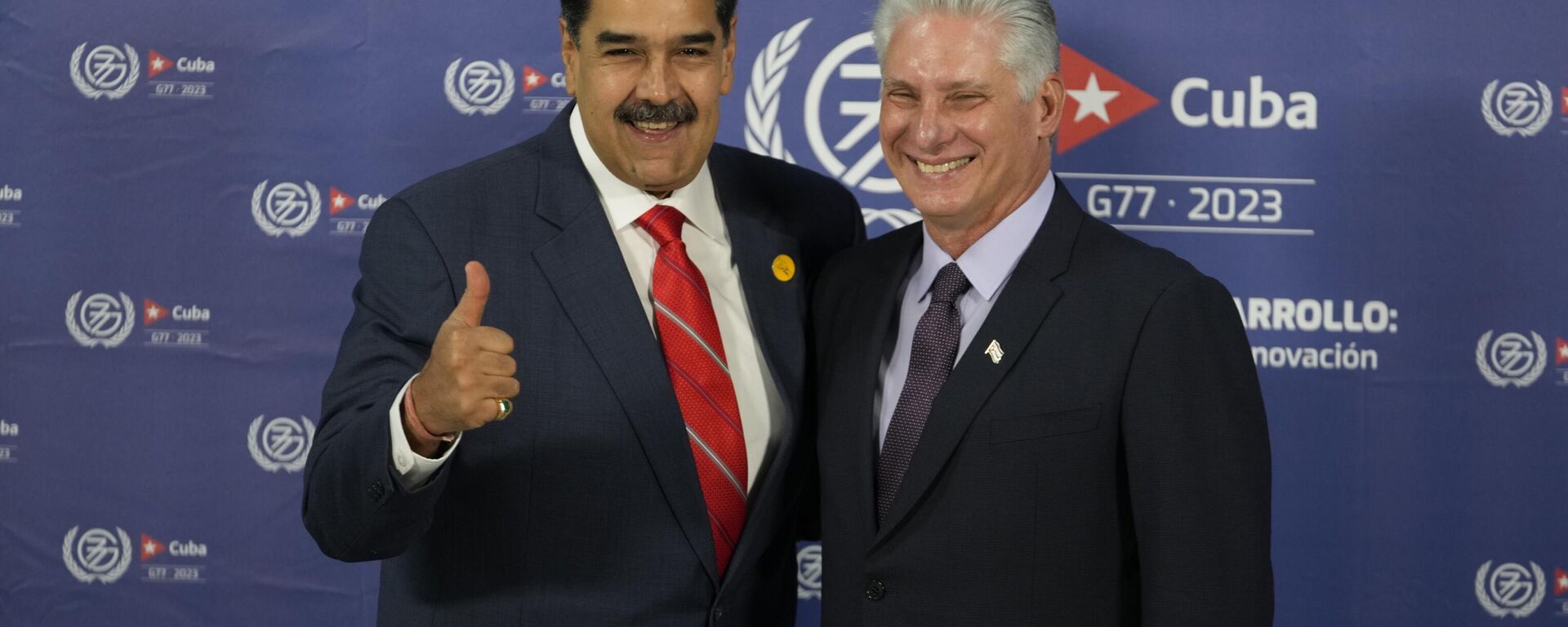 Nicolás Maduro y Miguel Díaz-Canel  - Sputnik Mundo, 1920, 19.09.2023