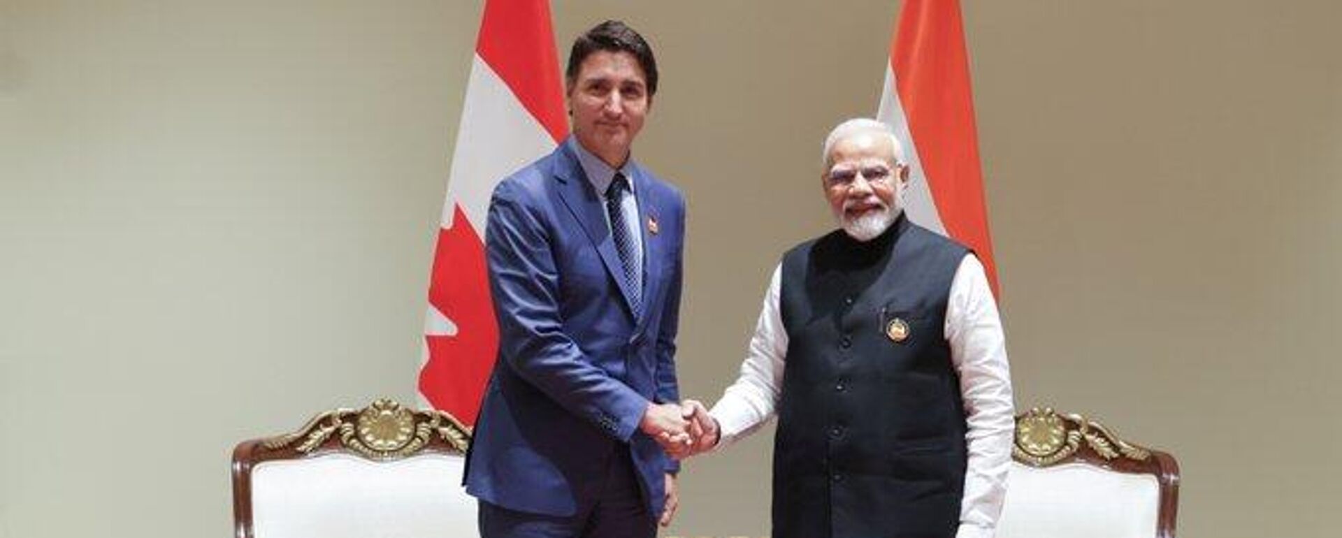 Los primeros ministros Narendra Modi, de la India, y Justin Trudeau, de Canadá habrían abordado el tema de asesinato del activista sij durante la cumbre del G20 en Nueva Delhí. - Sputnik Mundo, 1920, 19.09.2023