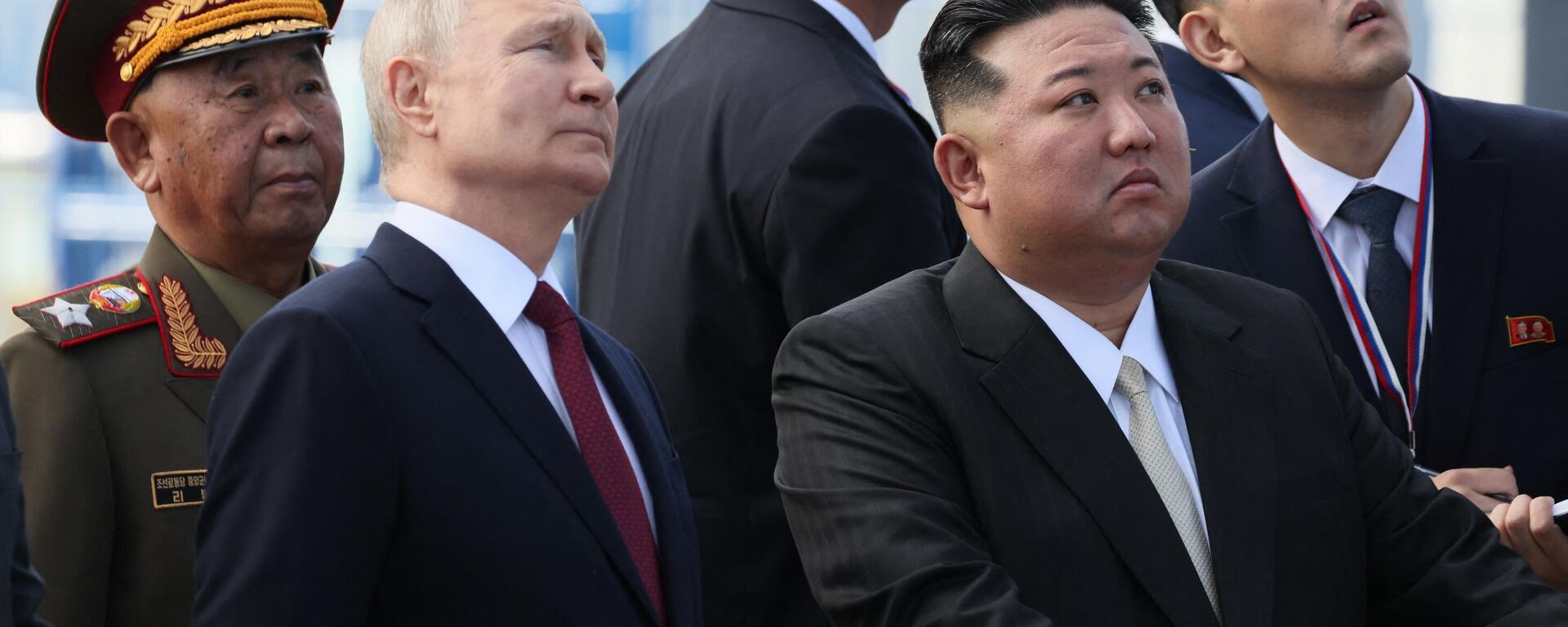 El presidente de Rusia, Vladímir Putin, y el líder norcoreano, Kim Jong-un, el 13 de septiembre de 2023  - Sputnik Mundo, 1920, 19.09.2023